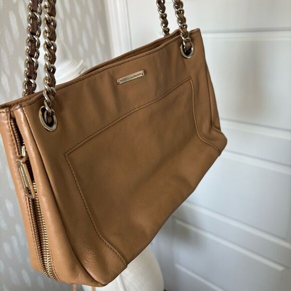 Rebecca Minkoff Tan Leather Shoulder Bag - Picture 3 of 10